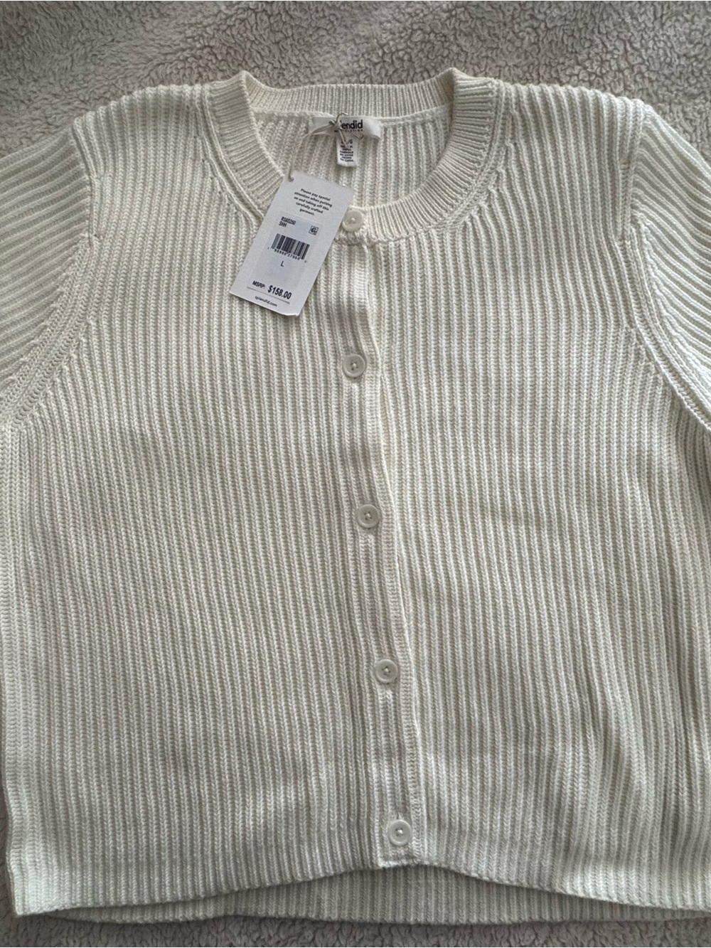 NWT Splendid Delilah Short Sleeve Cardigan - Picture 5 of 6